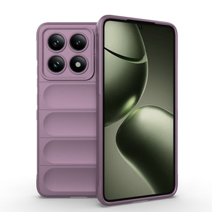 Xiaomi 14T 5G Magic Shield TPU + Flannel Protective Phone Case Cover, Shockproof Scratch Resistant