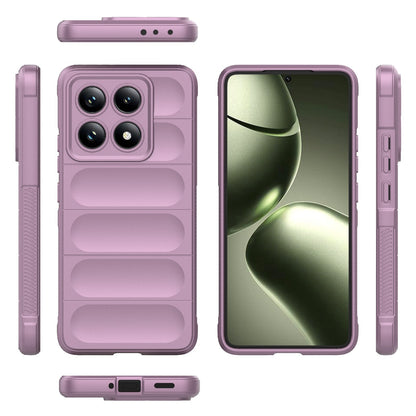 Xiaomi 14T 5G Magic Shield TPU + Flannel Protective Phone Case Cover, Shockproof Scratch Resistant