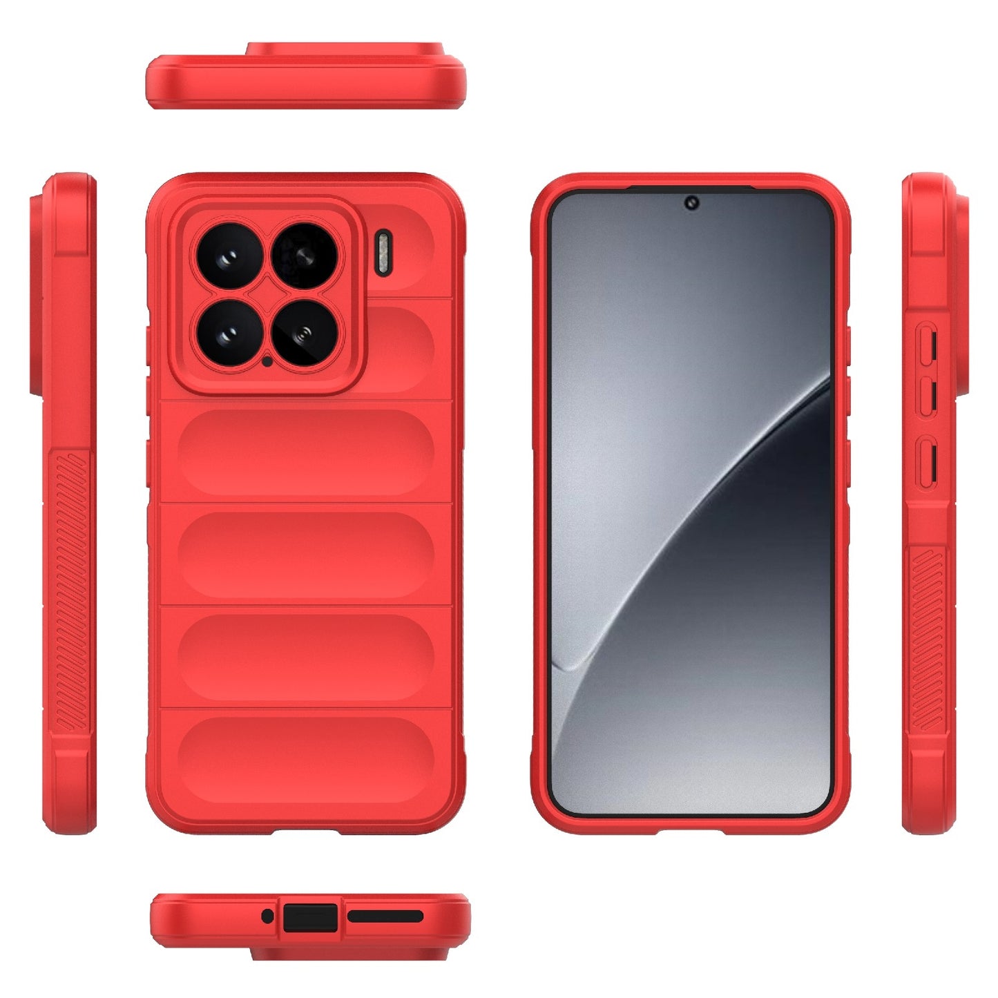 Xiaomi 15 5G Magic Shield TPU + Flannel Protective Phone Case Cover, Shockproof Scratch Resistant