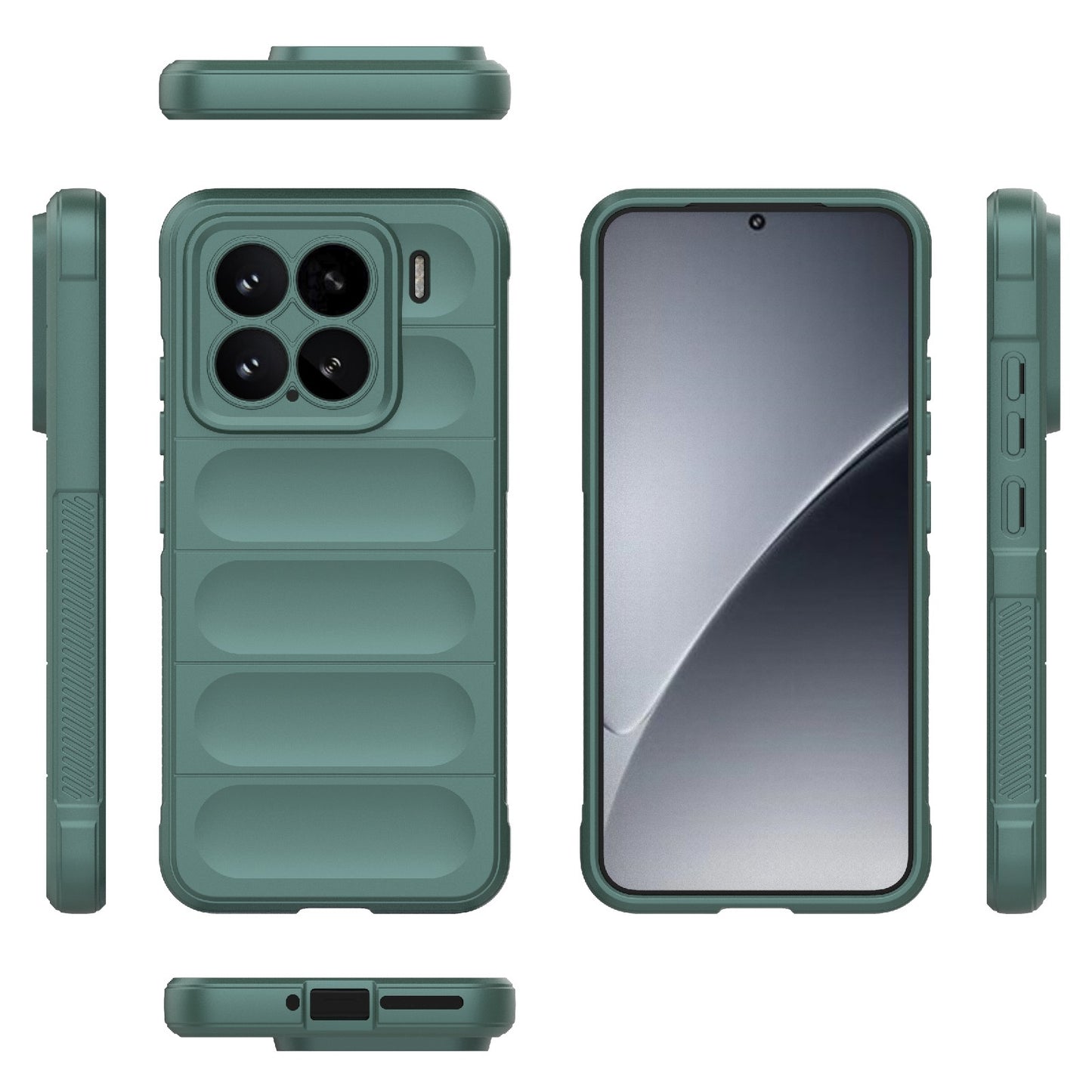 Xiaomi 15 5G Magic Shield TPU + Flannel Protective Phone Case Cover, Shockproof Scratch Resistant