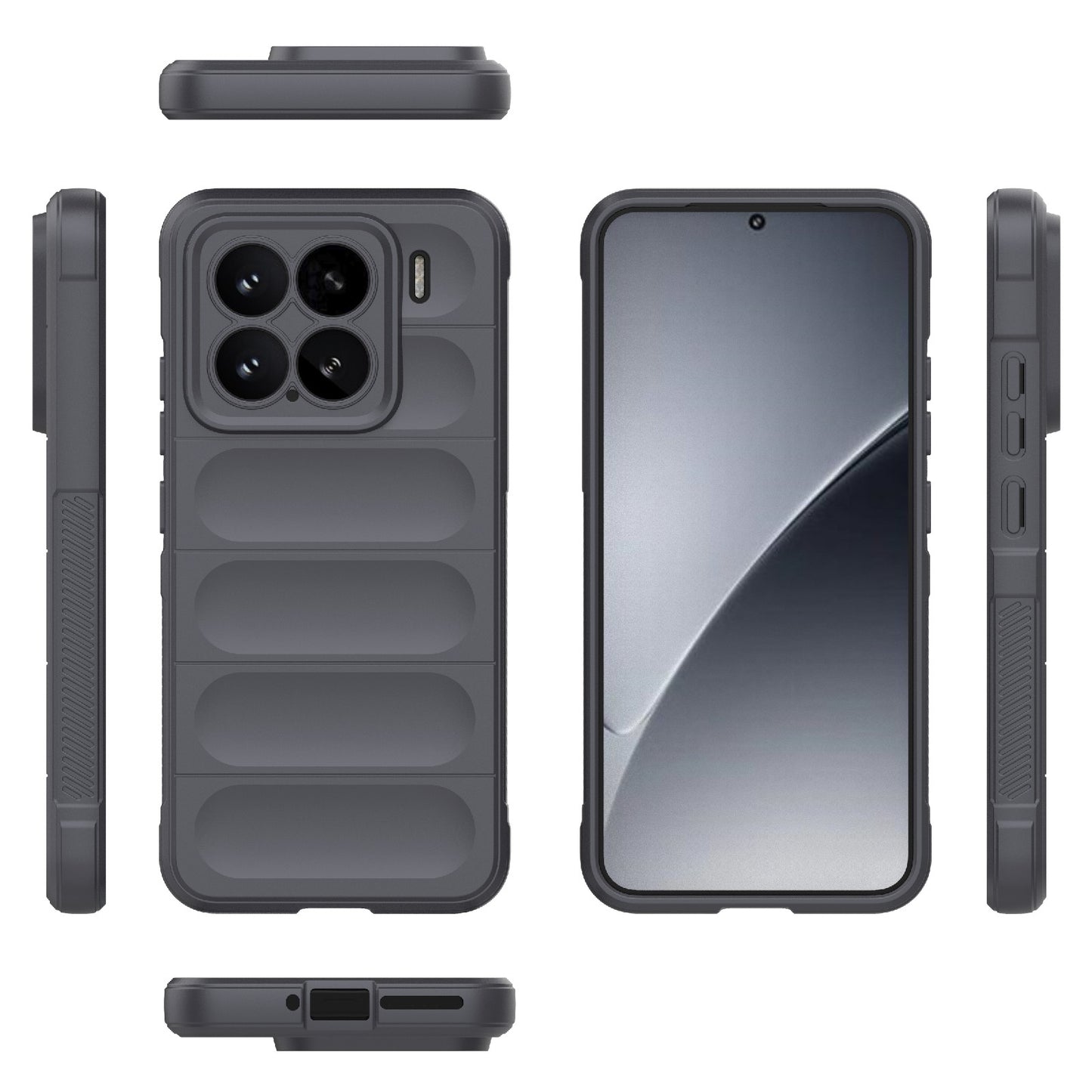Xiaomi 15 5G Magic Shield TPU + Flannel Protective Phone Case Cover, Shockproof Scratch Resistant