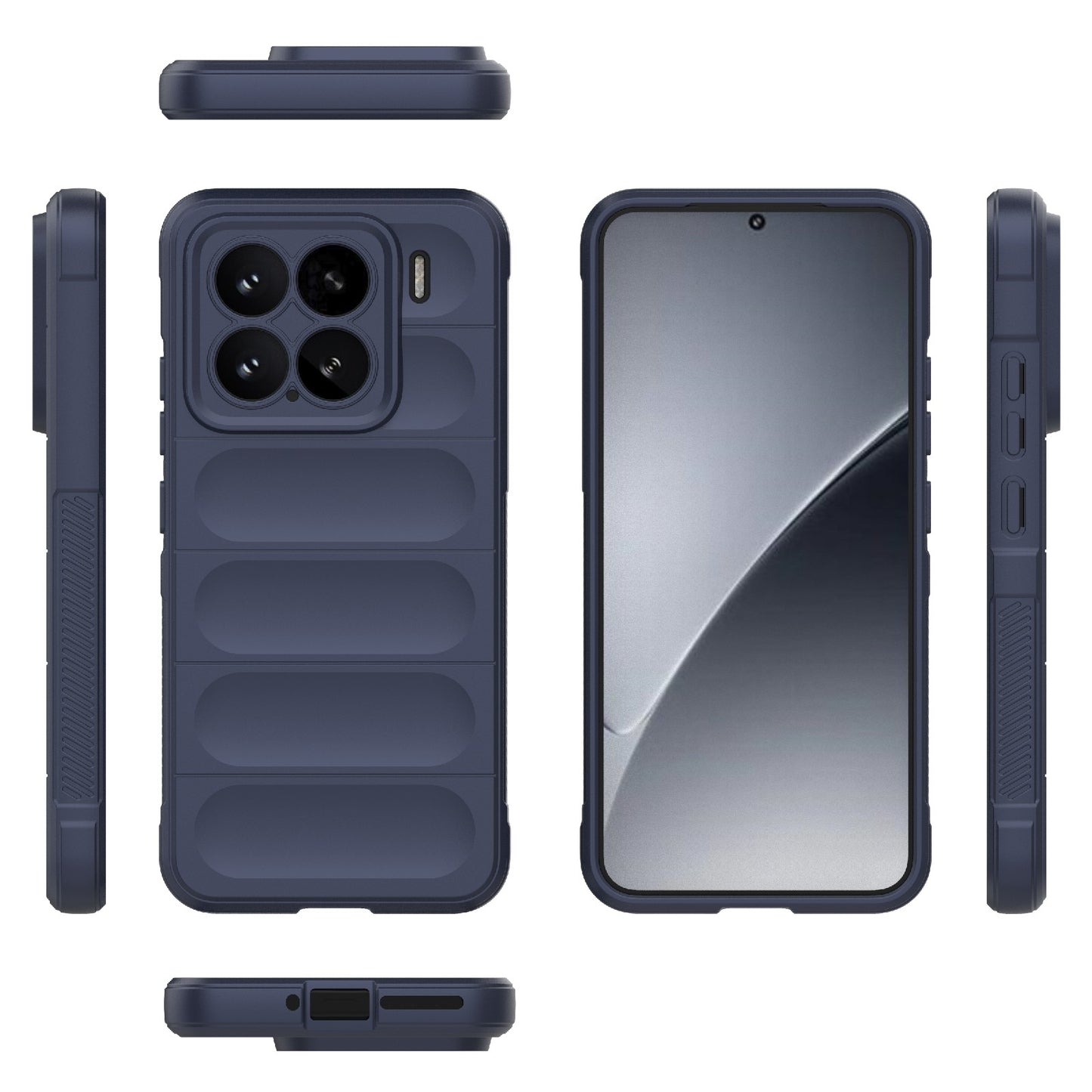 Xiaomi 15 5G Magic Shield TPU + Flannel Protective Phone Case Cover, Shockproof Scratch Resistant