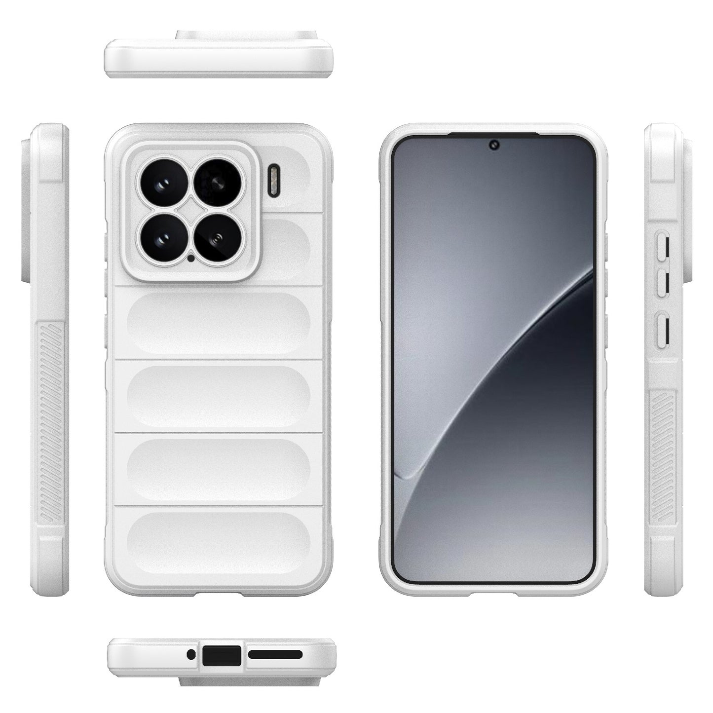 Xiaomi 15 5G Magic Shield TPU + Flannel Protective Phone Case Cover, Shockproof Scratch Resistant