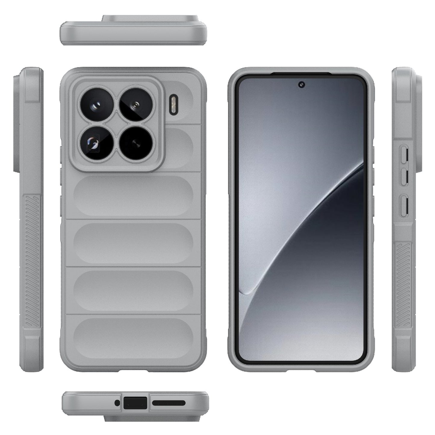 Xiaomi 15 Pro 5G Magic Shield TPU + Flannel Protective Phone Case Cover, Shockproof Scratch Resistant