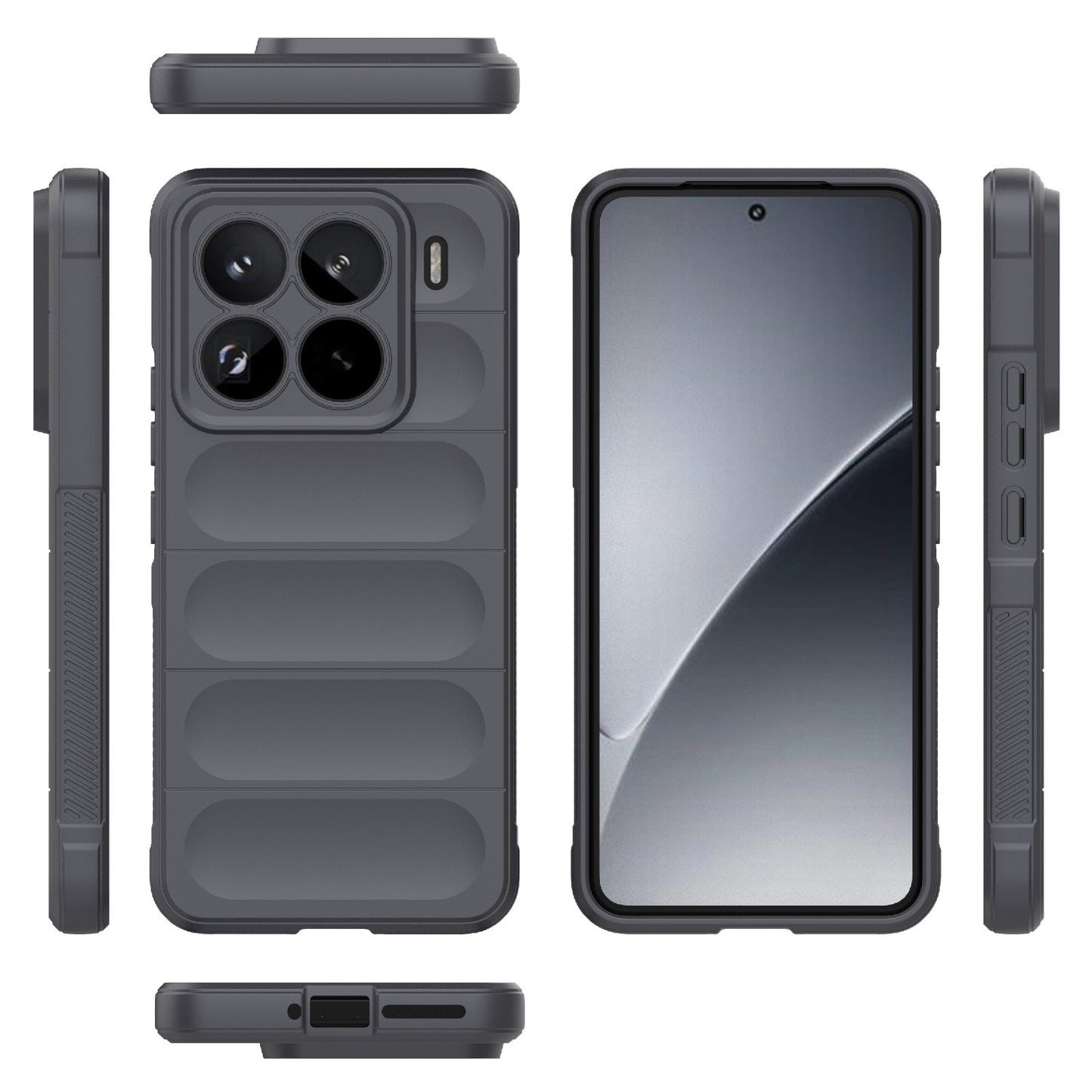 Xiaomi 15 Pro 5G Magic Shield TPU + Flannel Protective Phone Case Cover, Shockproof Scratch Resistant