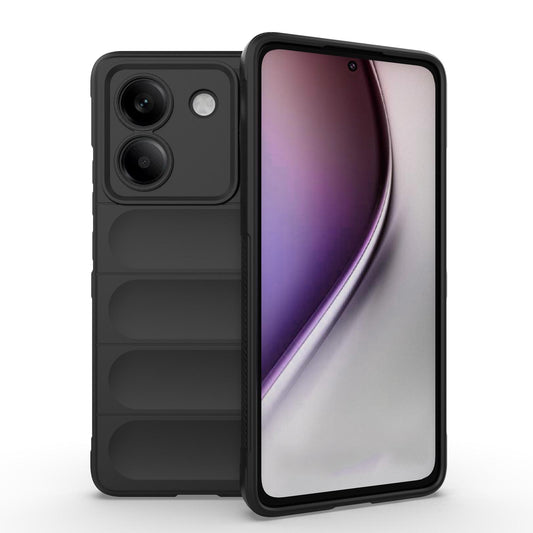 Xiaomi Poco M7 Pro 5G Magic Shield TPU + Flannel Protective Phone Case Cover, Shockproof Scratch Resistant