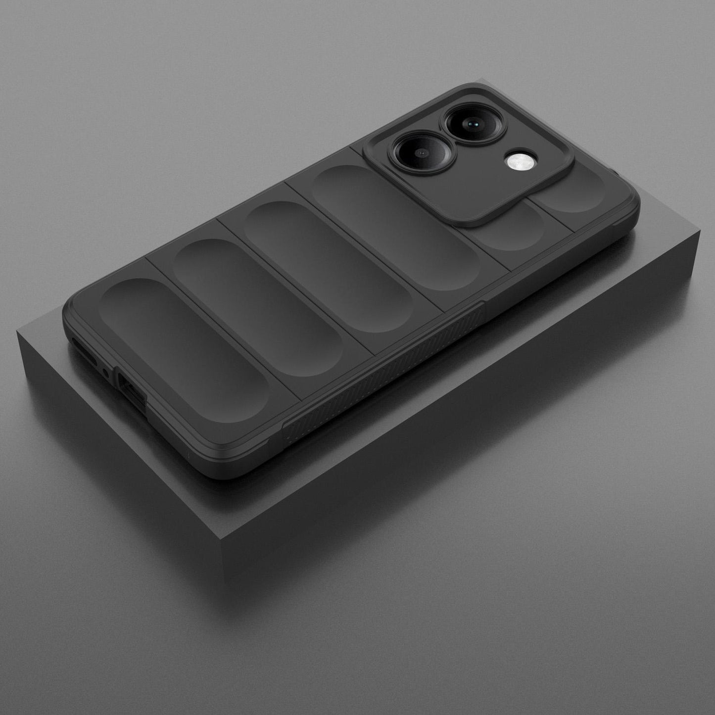 Xiaomi Poco M7 Pro 5G Magic Shield TPU + Flannel Protective Phone Case Cover, Shockproof Scratch Resistant