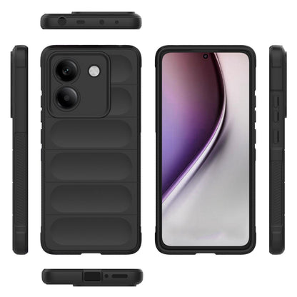 Xiaomi Poco M7 Pro 5G Magic Shield TPU + Flannel Protective Phone Case Cover, Shockproof Scratch Resistant