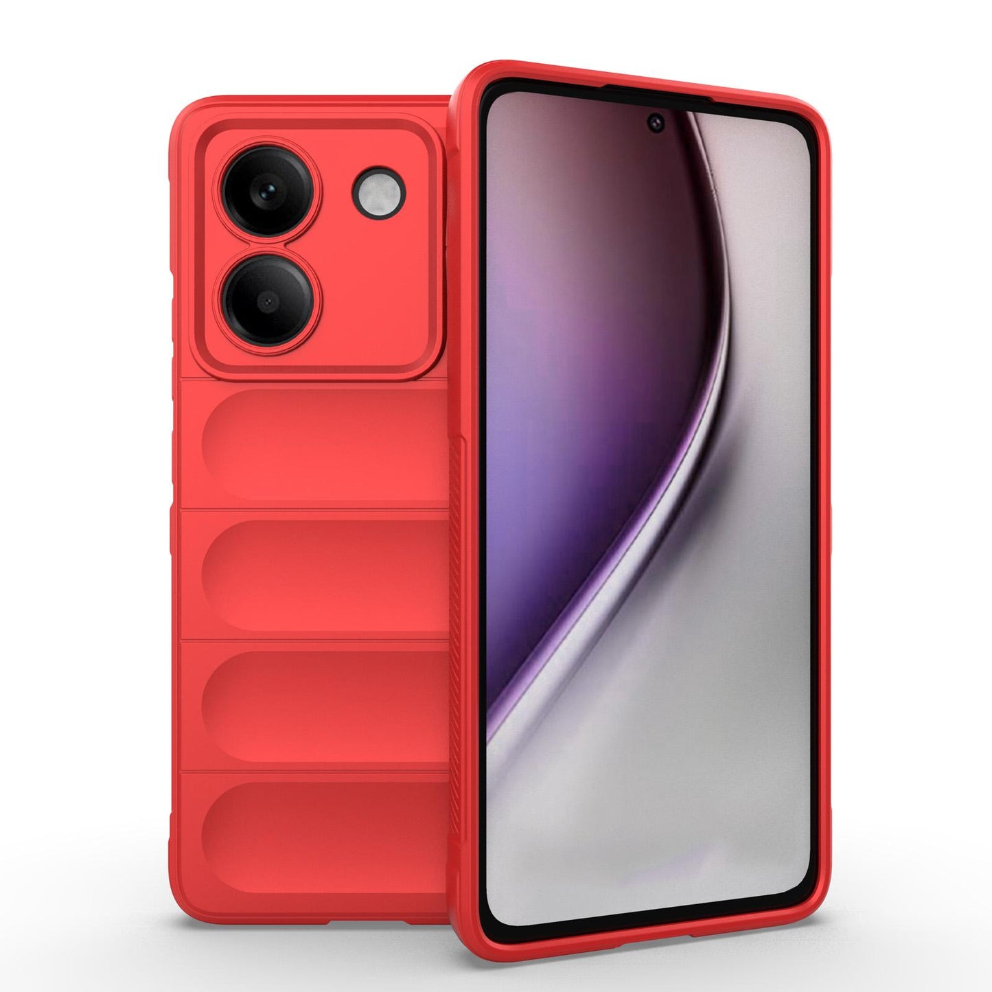 Xiaomi Poco M7 Pro 5G Magic Shield TPU + Flannel Protective Phone Case Cover, Shockproof Scratch Resistant