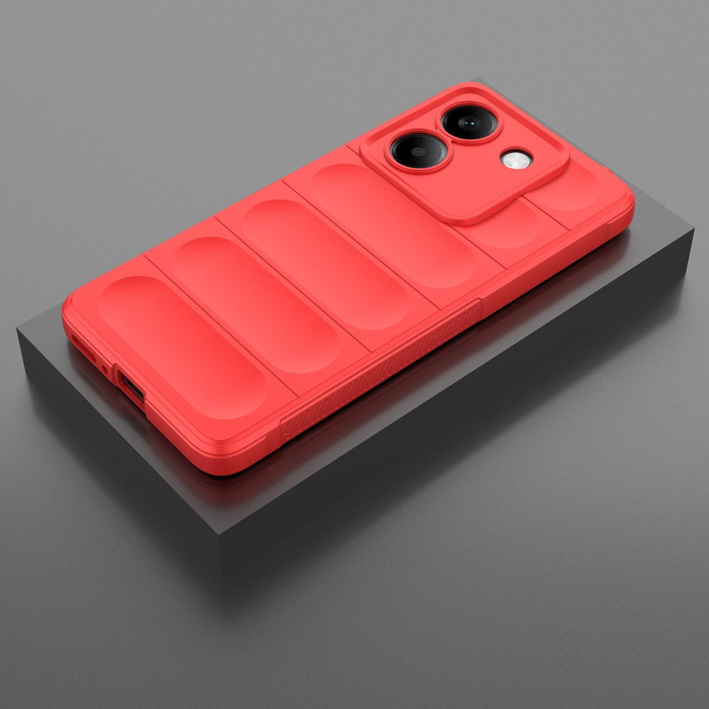 Xiaomi Poco M7 Pro 5G Magic Shield TPU + Flannel Protective Phone Case Cover, Shockproof Scratch Resistant