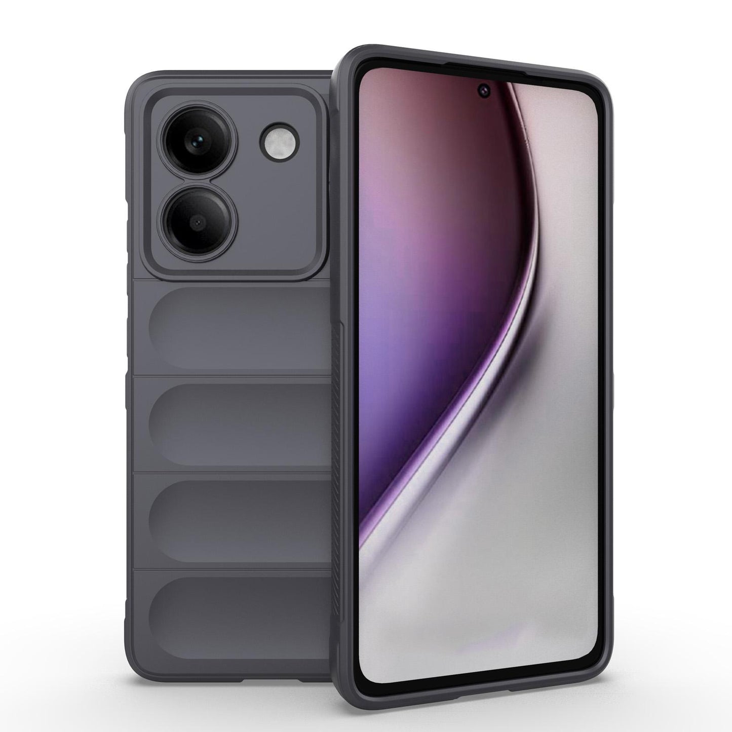 Xiaomi Poco M7 Pro 5G Magic Shield TPU + Flannel Protective Phone Case Cover, Shockproof Scratch Resistant