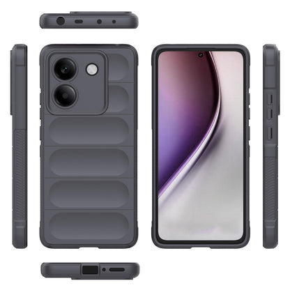 Xiaomi Poco M7 Pro 5G Magic Shield TPU + Flannel Protective Phone Case Cover, Shockproof Scratch Resistant