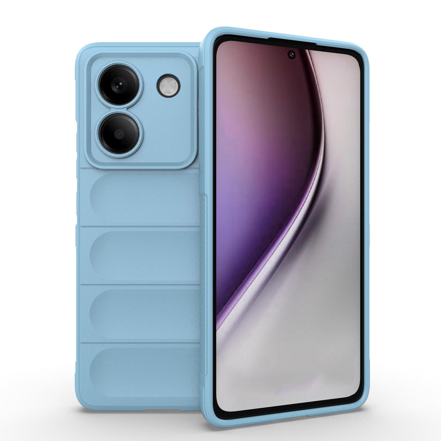 Xiaomi Poco M7 Pro 5G Magic Shield TPU + Flannel Protective Phone Case Cover, Shockproof Scratch Resistant