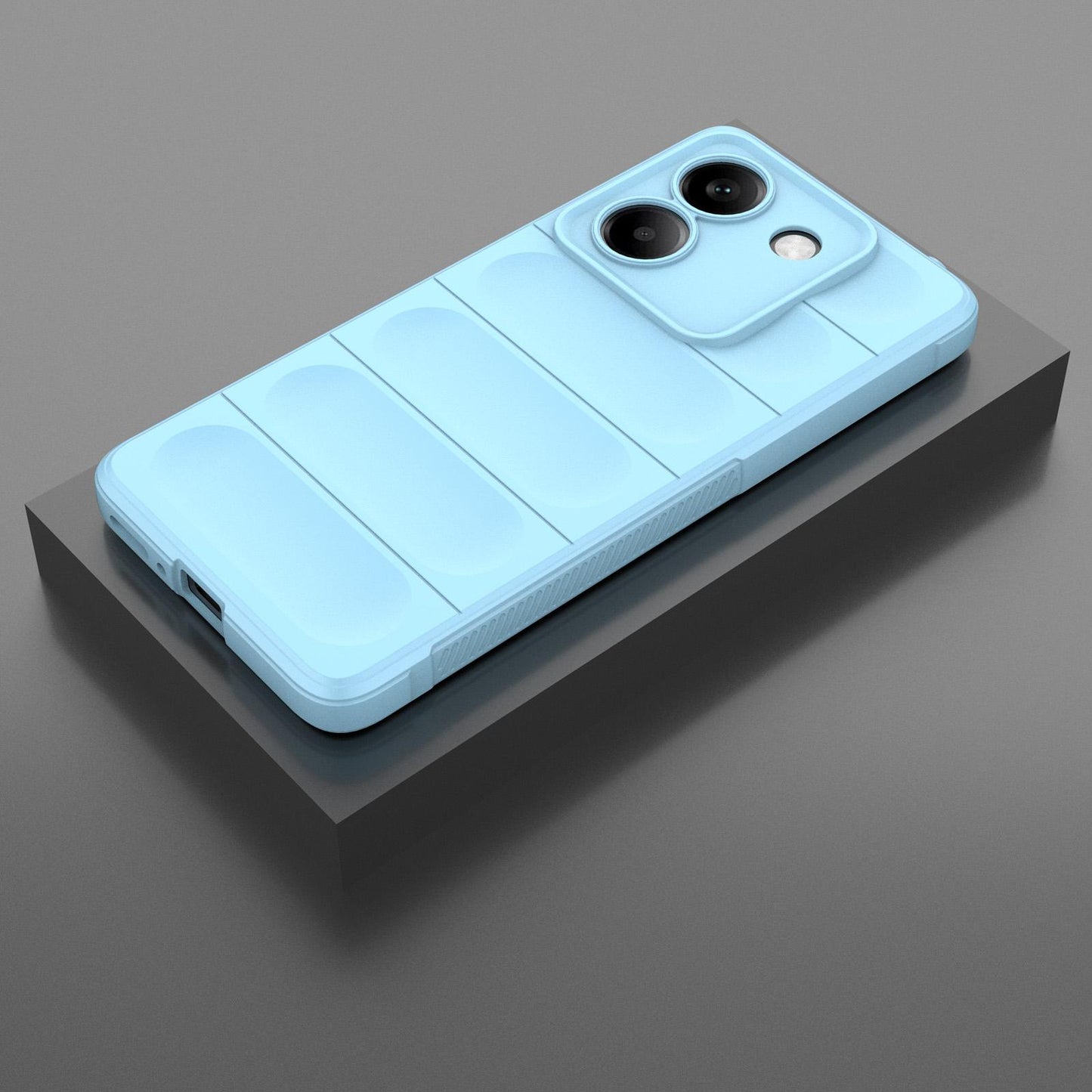 Xiaomi Poco M7 Pro 5G Magic Shield TPU + Flannel Protective Phone Case Cover, Shockproof Scratch Resistant