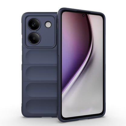 Xiaomi Poco M7 Pro 5G Magic Shield TPU + Flannel Protective Phone Case Cover, Shockproof Scratch Resistant