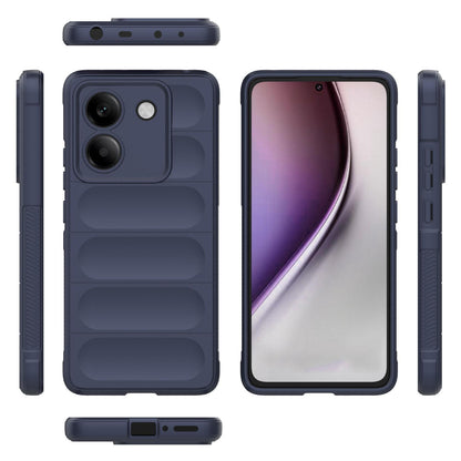 Xiaomi Poco M7 Pro 5G Magic Shield TPU + Flannel Protective Phone Case Cover, Shockproof Scratch Resistant