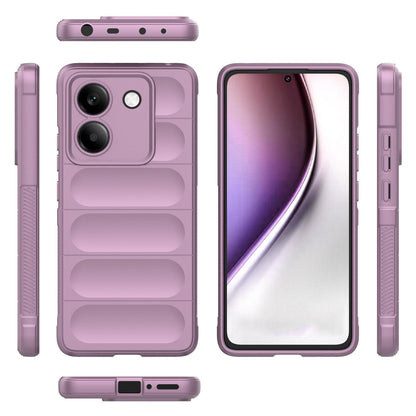 Xiaomi Poco M7 Pro 5G Magic Shield TPU + Flannel Protective Phone Case Cover, Shockproof Scratch Resistant