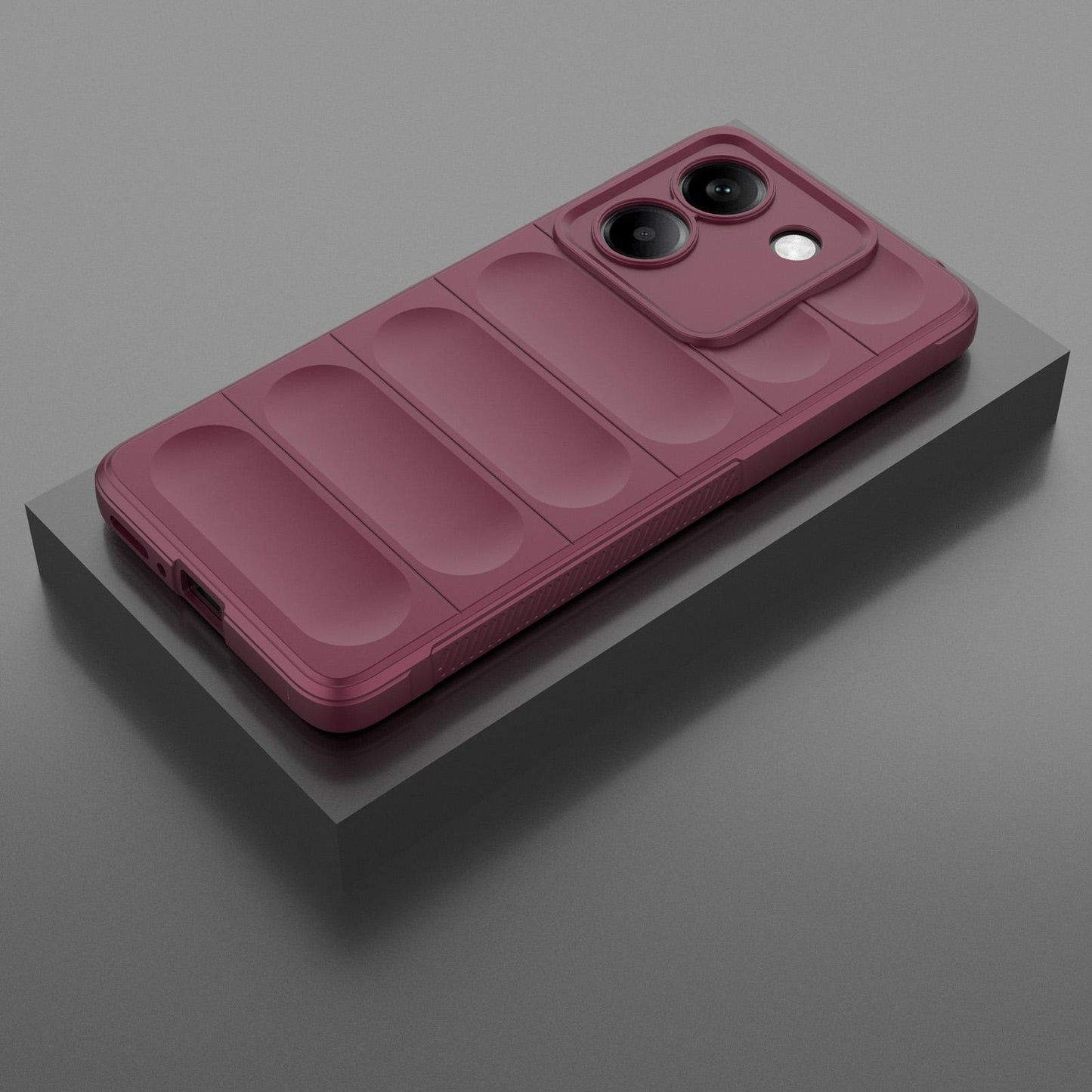 Xiaomi Poco M7 Pro 5G Magic Shield TPU + Flannel Protective Phone Case Cover, Shockproof Scratch Resistant