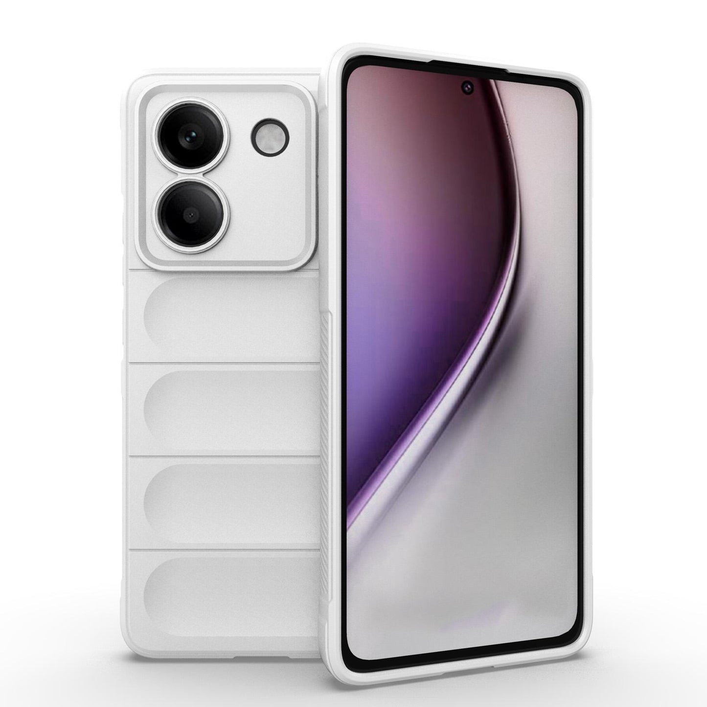 Xiaomi Poco M7 Pro 5G Magic Shield TPU + Flannel Protective Phone Case Cover, Shockproof Scratch Resistant