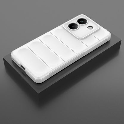 Xiaomi Poco M7 Pro 5G Magic Shield TPU + Flannel Protective Phone Case Cover, Shockproof Scratch Resistant