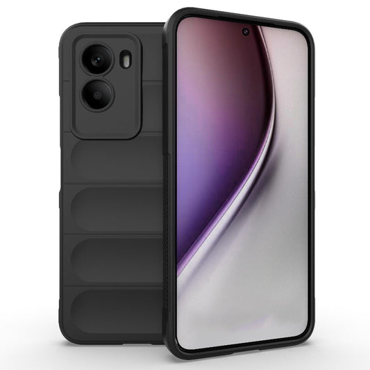 Xiaomi Poco M7 4G 169mm Magic Shield TPU + Flannel Protective Phone Case Cover, Shockproof Scratch Resistant