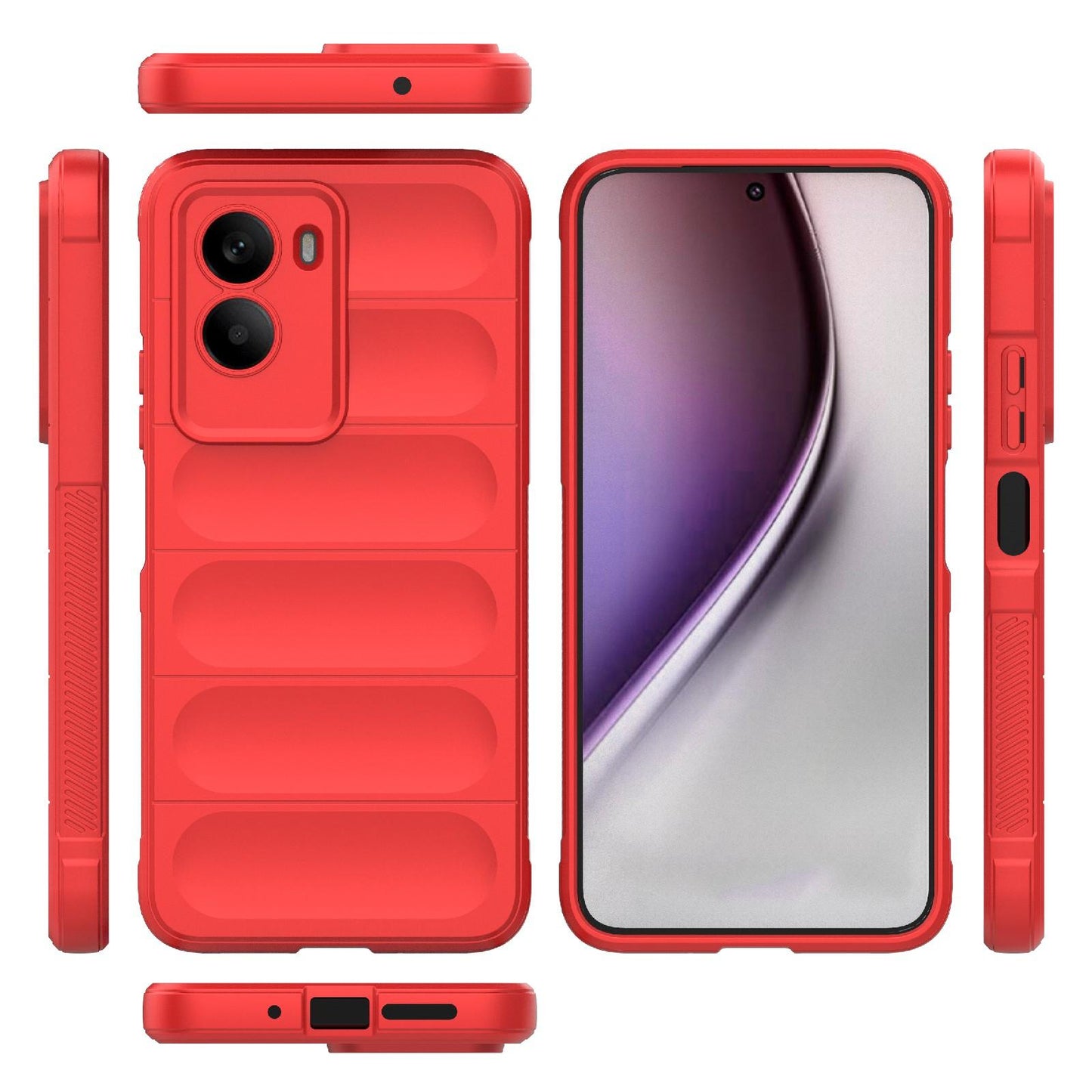 Xiaomi Poco M7 4G 169mm Magic Shield TPU + Flannel Protective Phone Case Cover, Shockproof Scratch Resistant
