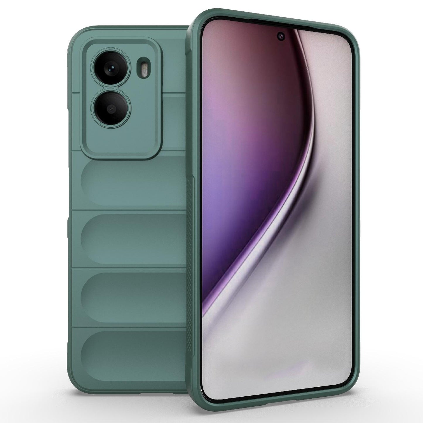 Xiaomi Poco M7 4G 169mm Magic Shield TPU + Flannel Protective Phone Case Cover, Shockproof Scratch Resistant