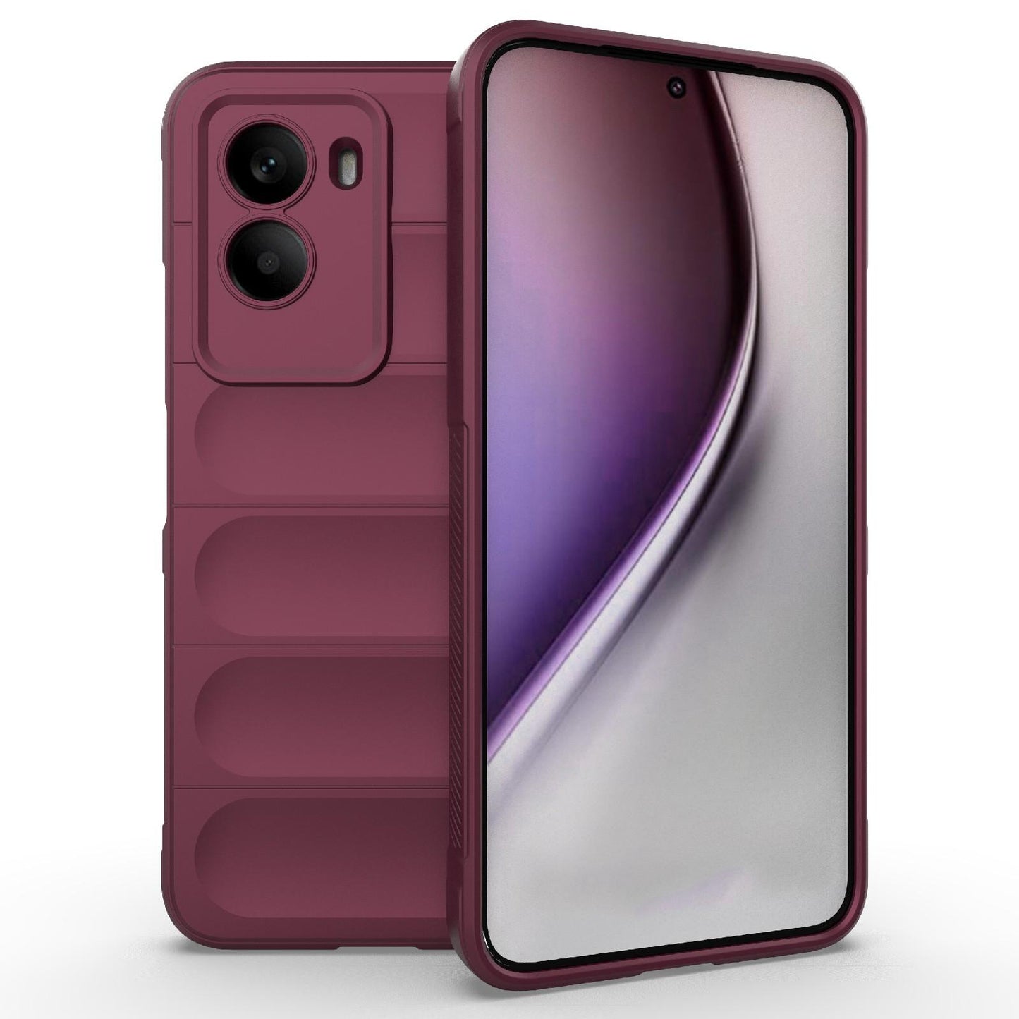 Xiaomi Poco M7 4G 169mm Magic Shield TPU + Flannel Protective Phone Case Cover, Shockproof Scratch Resistant