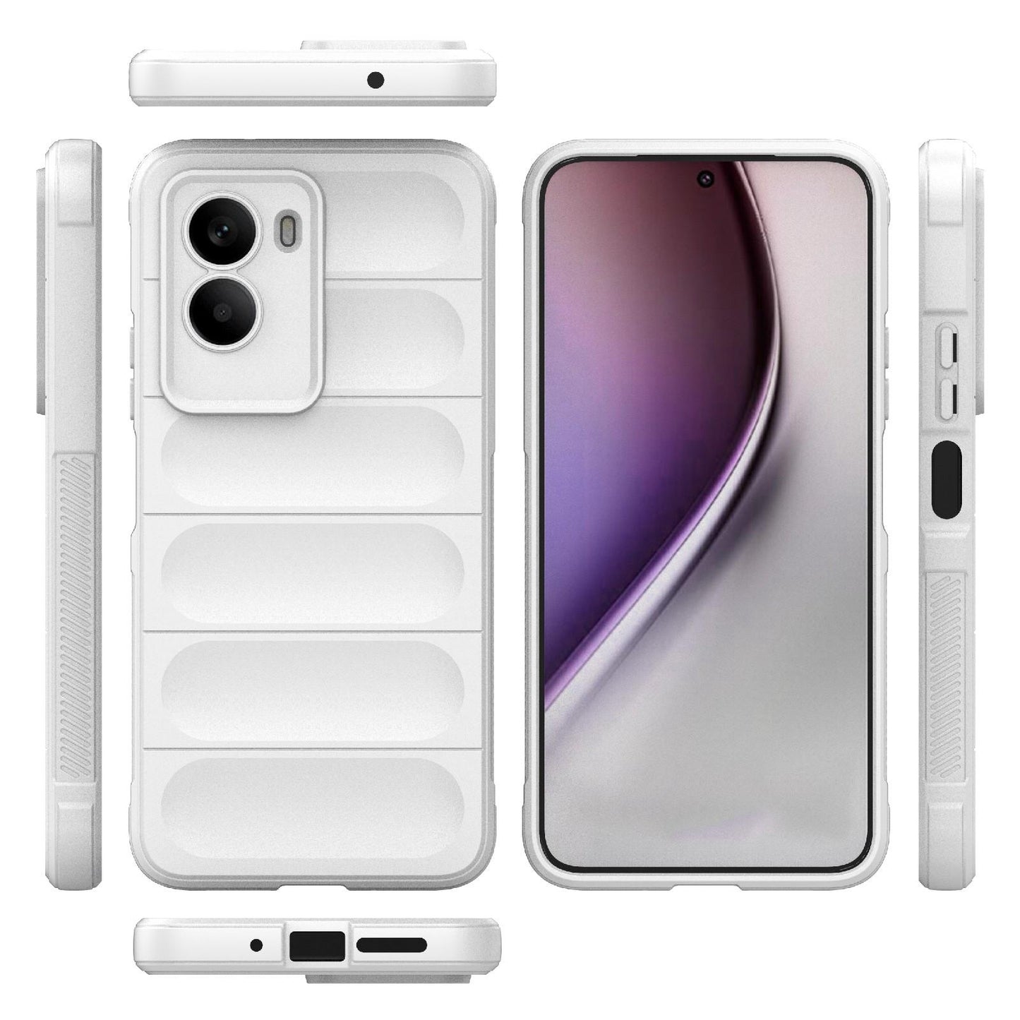 Xiaomi Poco M7 4G 169mm Magic Shield TPU + Flannel Protective Phone Case Cover, Shockproof Scratch Resistant