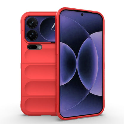 Xiaomi 17 Pro Max Magic Shield TPU + Flannel Protective Phone Case Cover, Shockproof Scratch Resistant