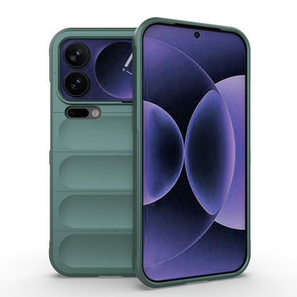 Xiaomi 17 Pro Max Magic Shield TPU + Flannel Protective Phone Case Cover, Shockproof Scratch Resistant