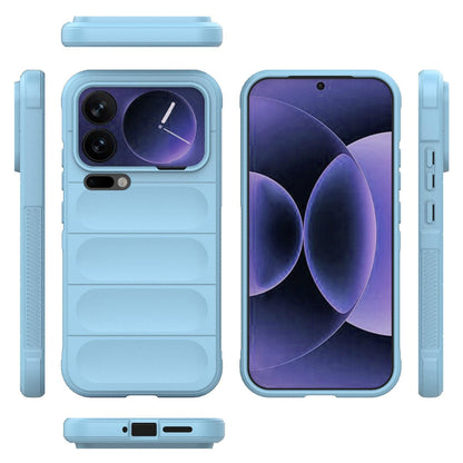 Xiaomi 17 Pro Max Magic Shield TPU + Flannel Protective Phone Case Cover, Shockproof Scratch Resistant