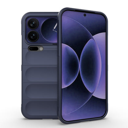 Xiaomi 17 Pro Max Magic Shield TPU + Flannel Protective Phone Case Cover, Shockproof Scratch Resistant