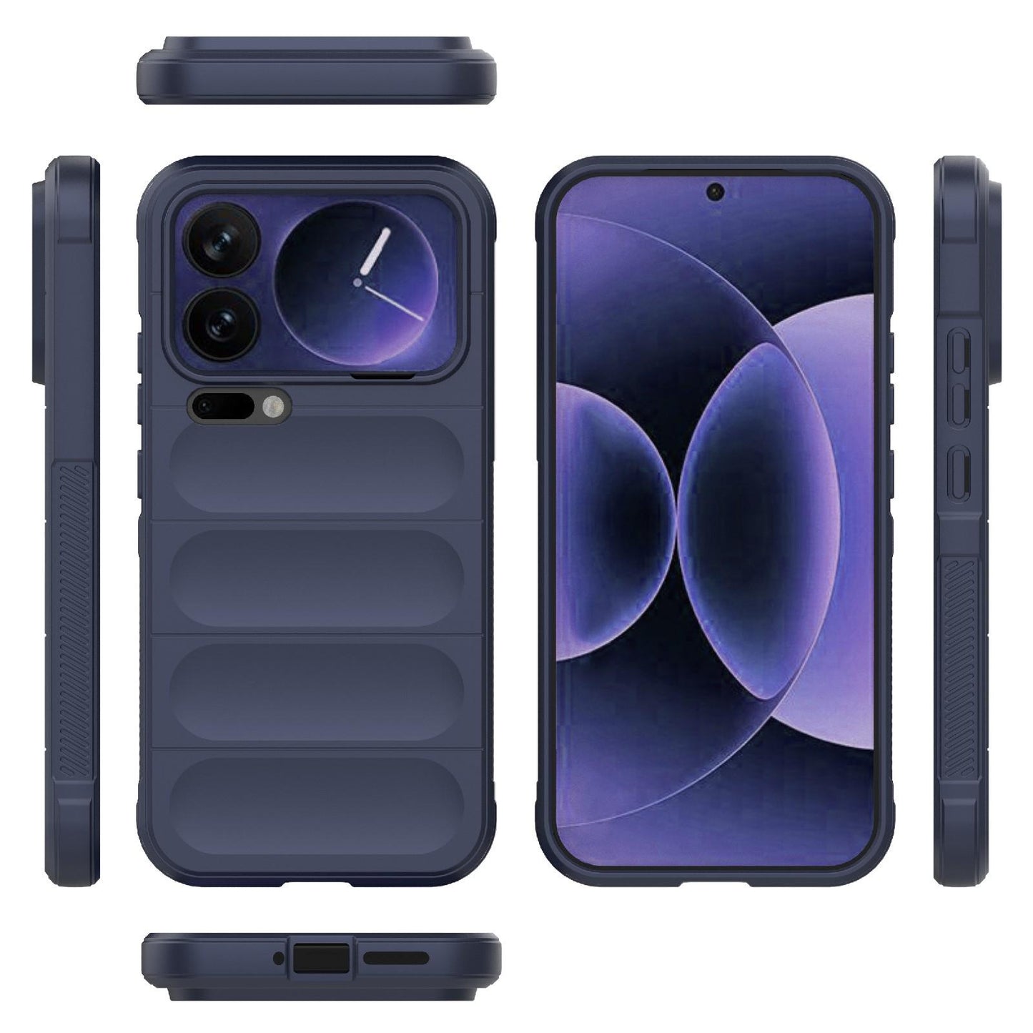 Xiaomi 17 Pro Max Magic Shield TPU + Flannel Protective Phone Case Cover, Shockproof Scratch Resistant