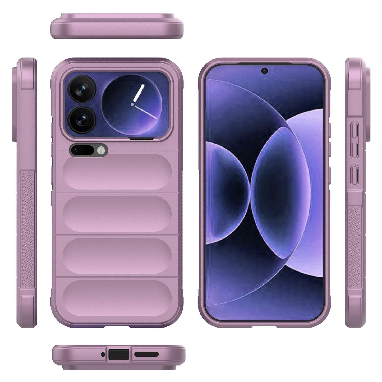 Xiaomi 17 Pro Max Magic Shield TPU + Flannel Protective Phone Case Cover, Shockproof Scratch Resistant