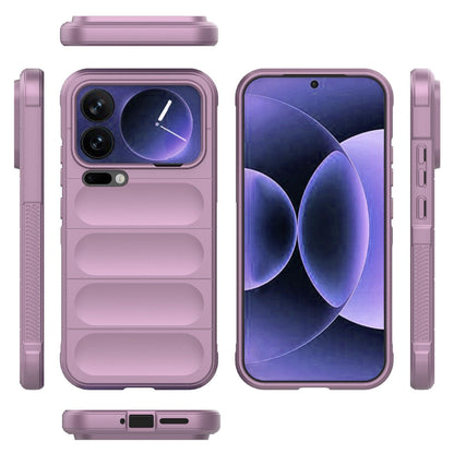 Xiaomi 17 Pro Max Magic Shield TPU + Flannel Protective Phone Case Cover, Shockproof Scratch Resistant
