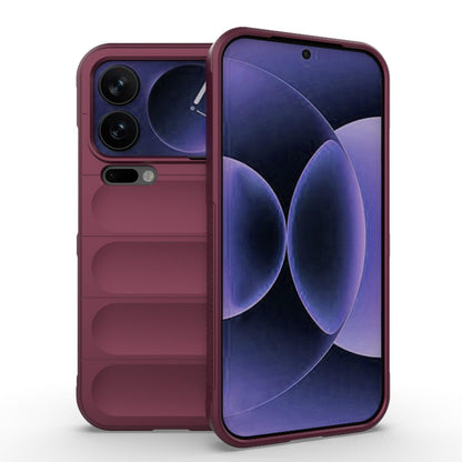 Xiaomi 17 Pro Max Magic Shield TPU + Flannel Protective Phone Case Cover, Shockproof Scratch Resistant