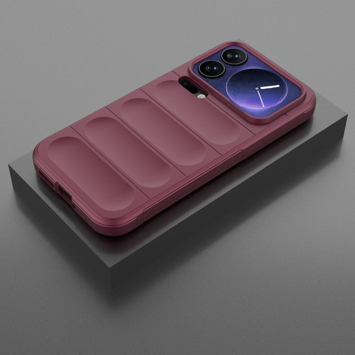 Xiaomi 17 Pro Max Magic Shield TPU + Flannel Protective Phone Case Cover, Shockproof Scratch Resistant