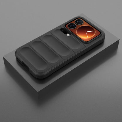Xiaomi 17 Pro Magic Shield TPU + Flannel Protective Phone Case Cover, Shockproof Scratch Resistant