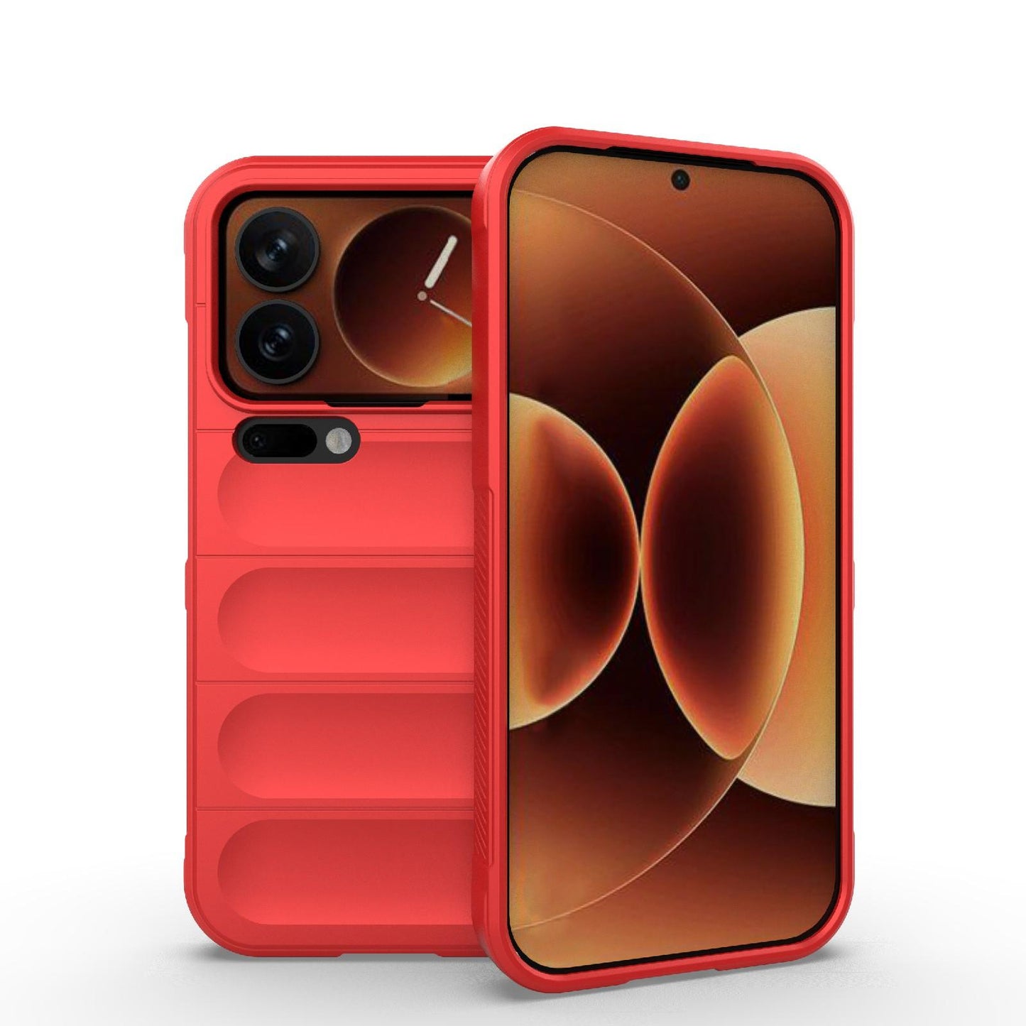 Xiaomi 17 Pro Magic Shield TPU + Flannel Protective Phone Case Cover, Shockproof Scratch Resistant