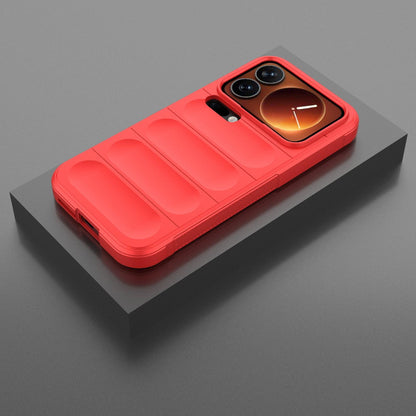 Xiaomi 17 Pro Magic Shield TPU + Flannel Protective Phone Case Cover, Shockproof Scratch Resistant