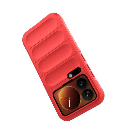 Xiaomi 17 Pro Magic Shield TPU + Flannel Protective Phone Case Cover, Shockproof Scratch Resistant