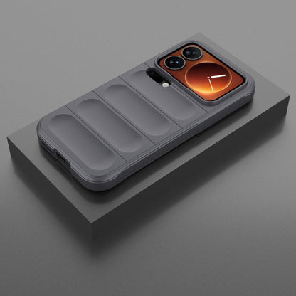 Xiaomi 17 Pro Magic Shield TPU + Flannel Protective Phone Case Cover, Shockproof Scratch Resistant