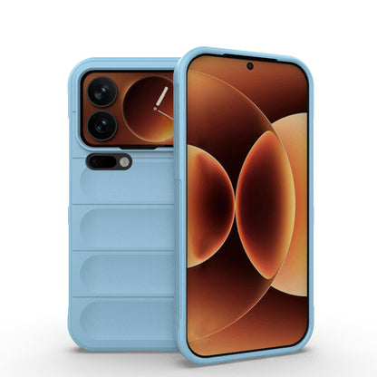 Xiaomi 17 Pro Magic Shield TPU + Flannel Protective Phone Case Cover, Shockproof Scratch Resistant