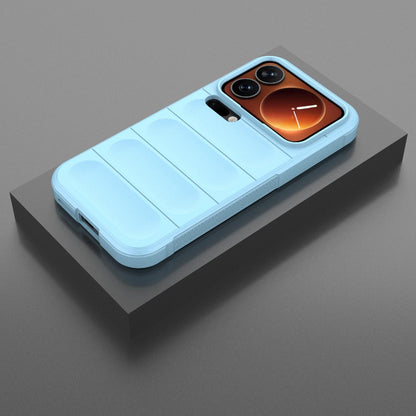 Xiaomi 17 Pro Magic Shield TPU + Flannel Protective Phone Case Cover, Shockproof Scratch Resistant