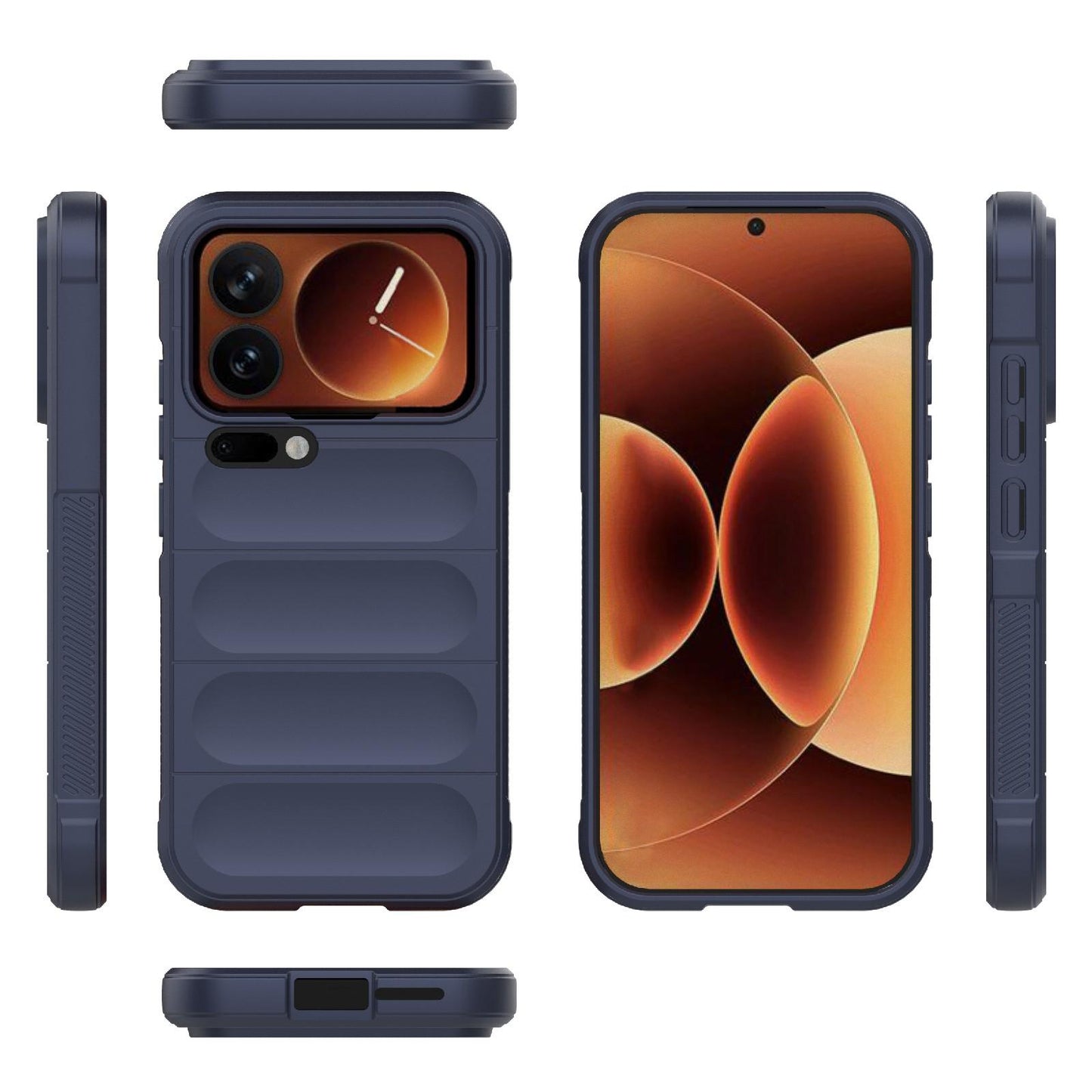 Xiaomi 17 Pro Magic Shield TPU + Flannel Protective Phone Case Cover, Shockproof Scratch Resistant