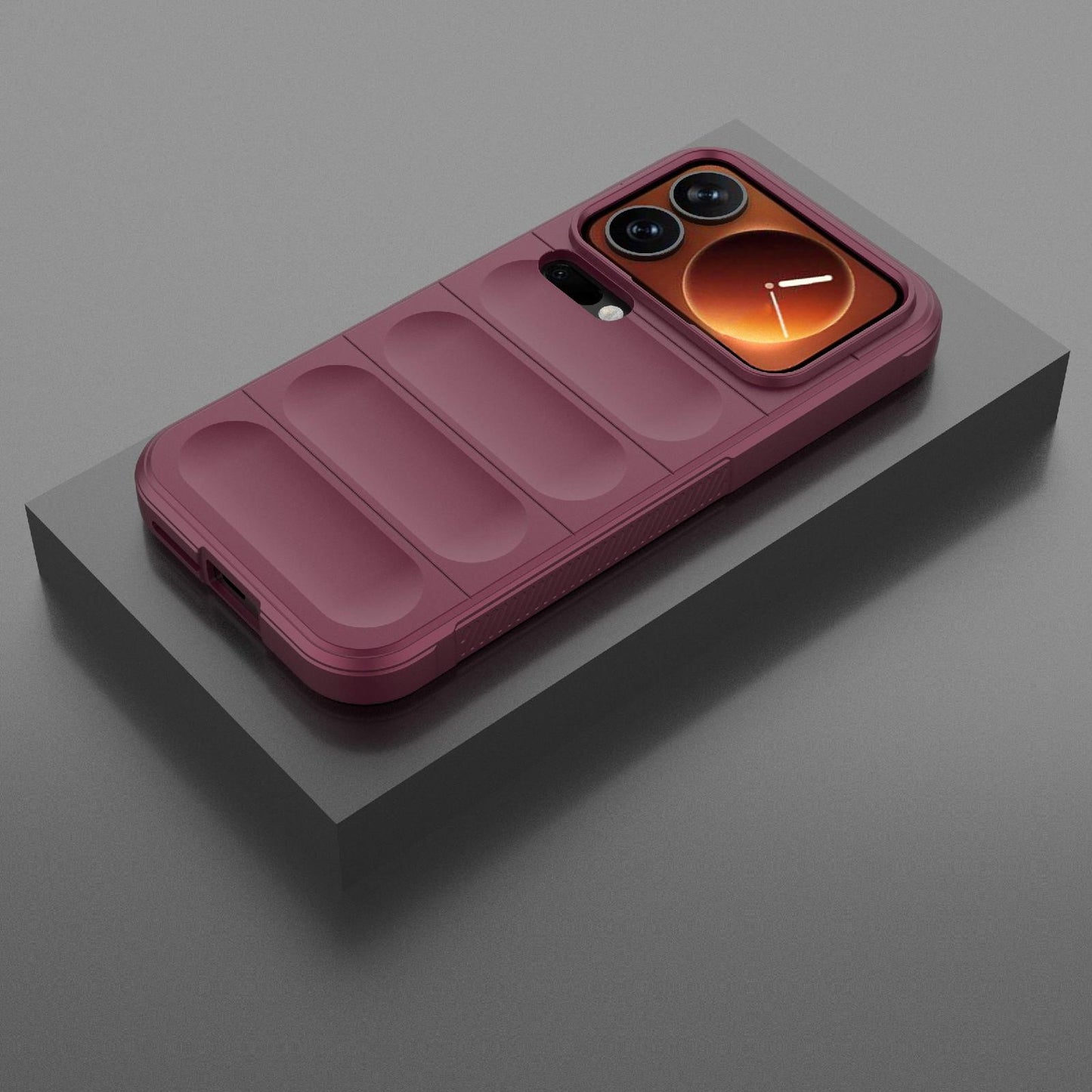 Xiaomi 17 Pro Magic Shield TPU + Flannel Protective Phone Case Cover, Shockproof Scratch Resistant