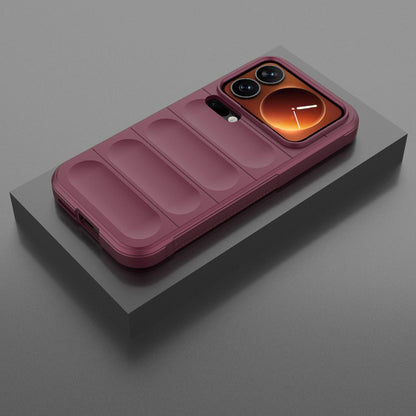 Xiaomi 17 Pro Magic Shield TPU + Flannel Protective Phone Case Cover, Shockproof Scratch Resistant