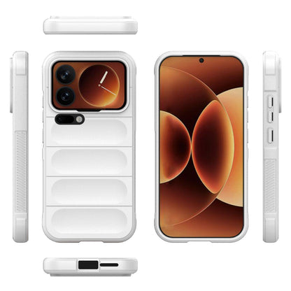 Xiaomi 17 Pro Magic Shield TPU + Flannel Protective Phone Case Cover, Shockproof Scratch Resistant