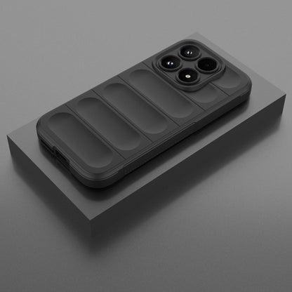 Xiaomi 17 Magic Shield TPU + Flannel Protective Phone Case Cover, Shockproof Scratch Resistant